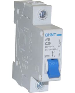 CHINT IRTO 20A/C/1P AUTOMAATTISULAKE Main Image