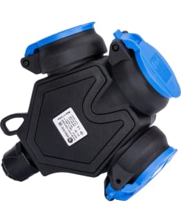 HARJU IP44 3-PART EXTENSION SOCKET Main Image