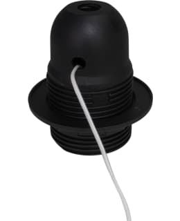 LAMPUNPIDIN E27 VETOKYTKIMELLÄ MUSTA Main Image