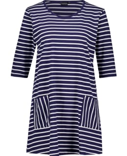 PASSION PSS635053 W.TUNIC BLA/WHI XL Main Image