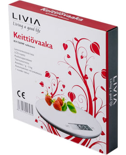 LIVIA KV1560W VALKOINEN  KEITTIÖVAAKA Main Image