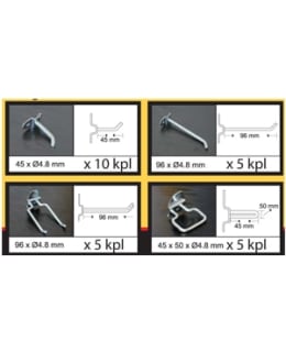 FB 25KPL TYÖKALUSEINÄN PIIKKISET Main Image
