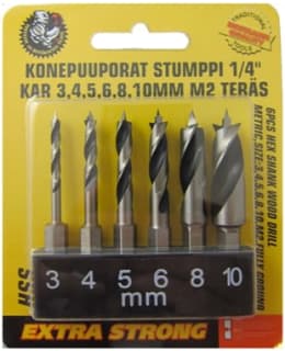 STUMPPI 1/4" 6-OS KONEPUUPORAN TERÄT Main Image