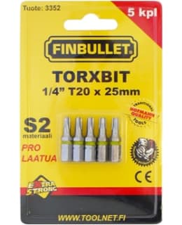 FB 1/4" T20 25MM TORXBIT 5-OS SARJA Main Image
