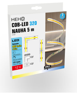 HEHQ COB 320 5M 95LM 12V 4000K LEDSTRIP Main Image
