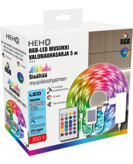 HEHQ 5M 22W RGB MUSIC LED STRIP WITH REM Main Image