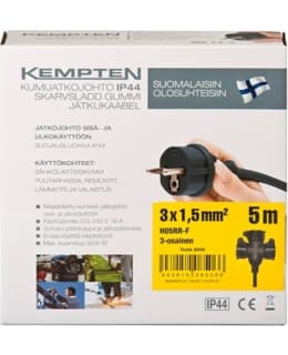 AXXEL IP44 3-OS 5M JATKOJOHTO Main Image