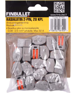 FINBULLET 2-PIN 20KPL RASIALIITIN Main Image