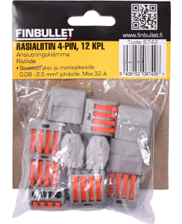 FINBULLET 4-PIN 12KPL RASIALIITIN Main Image