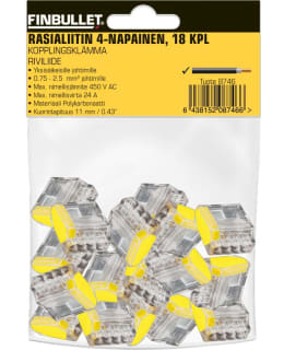 FINBULLET 4-NAPAINEN 18KPL RASIALIITIN Main Image