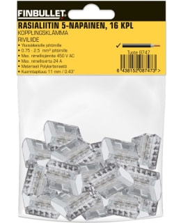 FINBULLET 5-NAPAINEN 16KPL RASIALIITIN Main Image