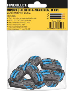 FINBULLET 4PIN SUORA 8KPL VIPURASIALIIT Main Image