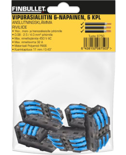 FINBULLET 6PIN SUORA 6KPL VIPURASIALIIT Main Image