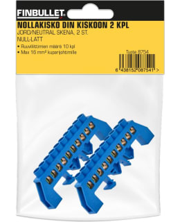 FINBULLET DIN 10X16MM2 2KPL NOLLAKISKO Main Image