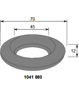 KK Ø70/45 X 12MM 2KPL KANNATINRENGAS Main Image