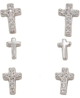 SILVERBAR 1437 KOLMEN SETTI CROSS KORVAK Main Image