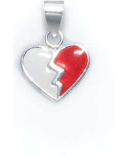 SILVER BAR BROKEN HEART RED/WHITE RIIPUS Main Image