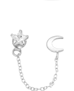 SILVERBAR 6963 KUU+TÄHTI DUO KORVAKORUT Main Image