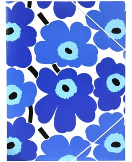 MARIMEKKO UNIKKO BLUE CORNER LOCK FOLDER Main Image