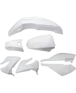 TEC-X BODYWORK KIT, WHITE, DERBI SENDA 0 Main Image