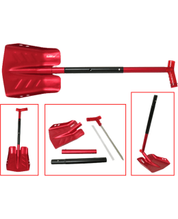 SNO-X SNOW SHOWEL WITH SAW, RED ALUMINUM Main Image