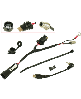SNO-X HEATED VISOR/BAG PLUG KIT SKI-DOO/ Main Image