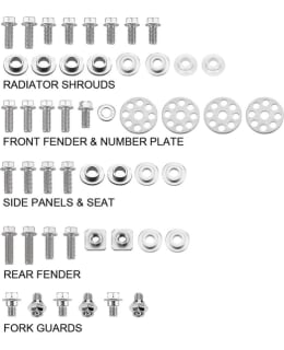 SIXTY5 BODY PANEL HARDWARE PACK SUZUKI Main Image