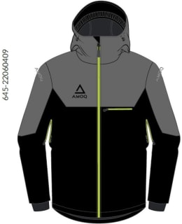 AMOQ VOID MUSTA/HARMAA/HI VIS TAKKI XS Main Image