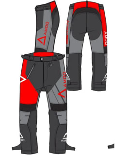 AMOQ SNOWCROSS HOUSUT MUSTA/PUNAINEN L Main Image