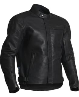 HALVARSSONS LEATHER JACKET MANGEN BLACK Main Image