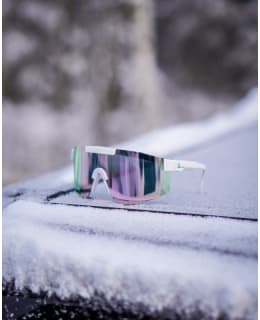AMOQ COMET SUNGLASSES WHITE - PINK MIRRO Main Image