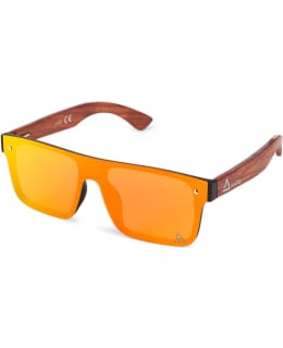 AMOQ BURST PLRZD WOOD-RED MIRROR Main Image