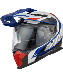 AMOQ AI100 Mojave Helmet – white/red/blue Main Image