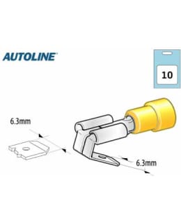 AL 6,3MM 10KPL KELTAINEN REPPULIITIN Main Image