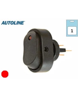 AL 12V 12MM ON-OFF PUN LED KEINUKYTKIN Main Image