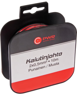 C-PWR MUSTA 10M 2X0,5MM2 KAIUTINJOHTO Main Image