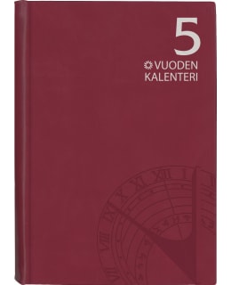 AJASTO PUNAINEN 5 VUODEN KALENTERI Main Image