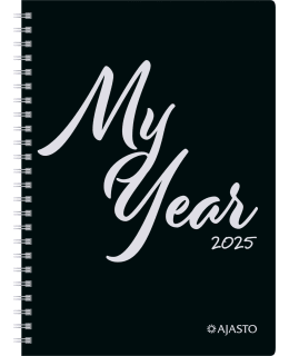 AJASTO MY YEAR MUSTA 2025 KALENTERI Main Image