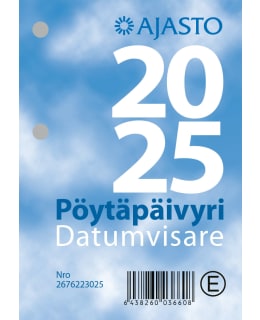 AJASTO PÖYTÄPÄIVYRI 2025 KALENTERI Main Image