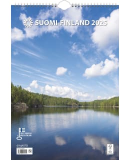 AJASTO SUOMI A3 2025 SEINÄKALENTERI Main Image
