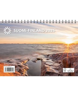 AJASTO SUOMI A5 2025 SEINÄKALENTERI Main Image