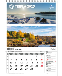 AJASTO TRIPLA 2025 SEINÄKALENTERI Main Image