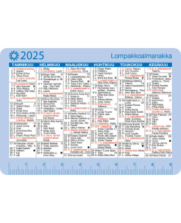 AJASTO 2025 LOMPAKKOALMANAKKA Main Image