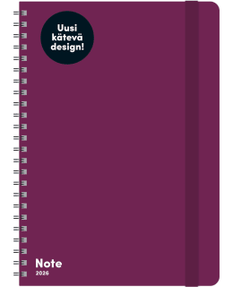 AJASTO NOTE A5 LIILA 2026 KALENTERI Main Image