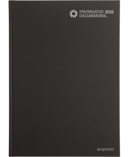 AJASTO 2026 MUSTA PÄIVÄMUISTIO Main Image