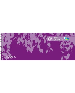 Ajasto Memo 14 purple 2026 calendar Main Image
