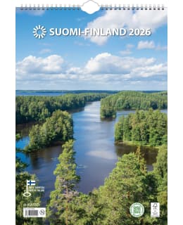 AJASTO SUOMI A3 2026 SEINÄKALENTERI Main Image