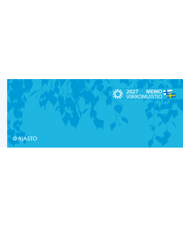 AJASTO SININEN MEMO-VIIKKOMUISTIO 2027 Main Image