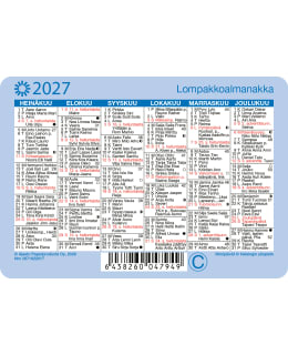 AJASTO LOMPAKKOALMANAKKA Main Image