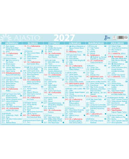 AJASTO SUURI SEINÄALMANAKKA 2027 Main Image